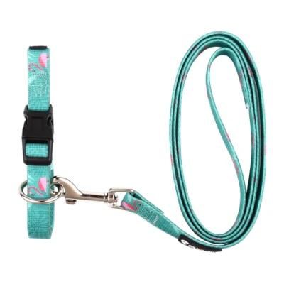 Wholesale Custom Dog Accessories Nylon Pet Collar and Leash