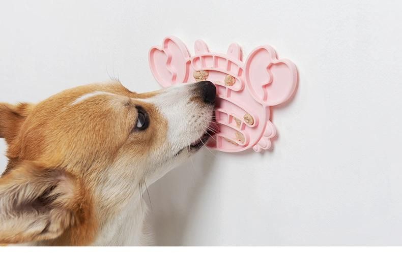 Pet Dog Feeding Bowl Mat Silicone Dog Feeding Lick Pad