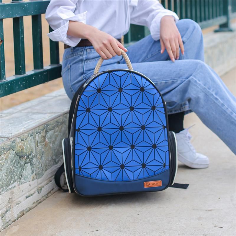 Geometric Luminous Reflective Backpack Night Fluorescent Custom