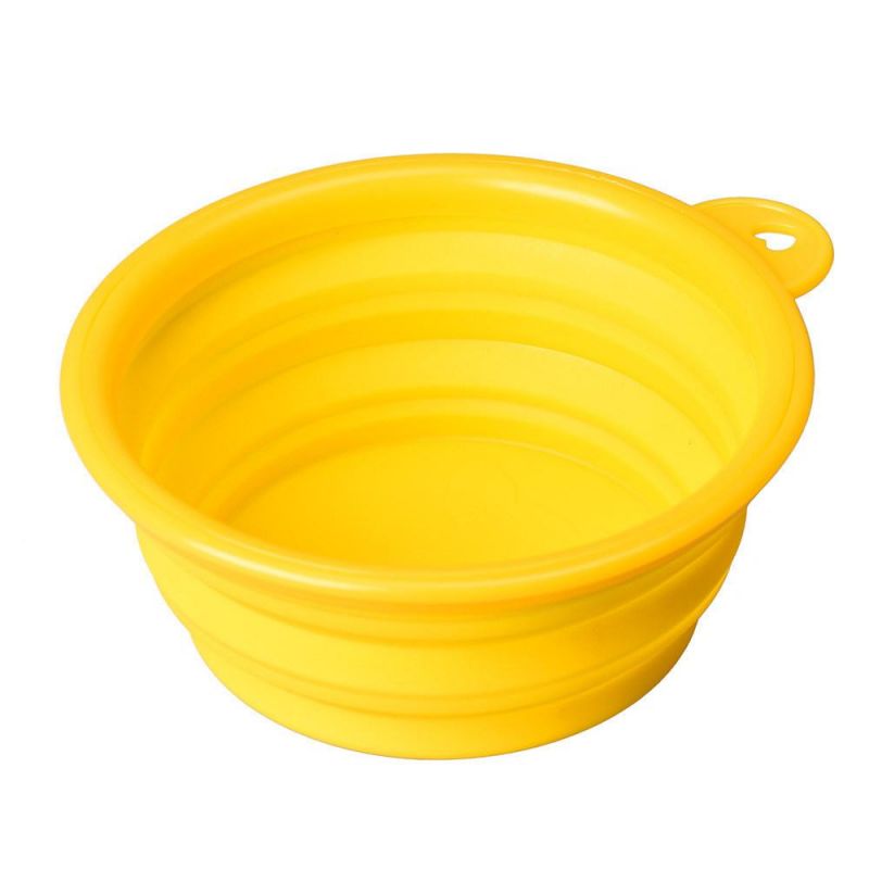 1000ml Pet Bowl Folding Silicone Travel Dog Bowls Walking Portable Water Bowl