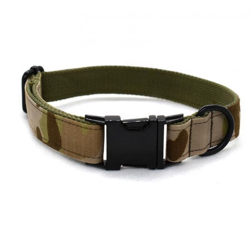 Custom Lower MOQ Military Dog Collar Leash Set