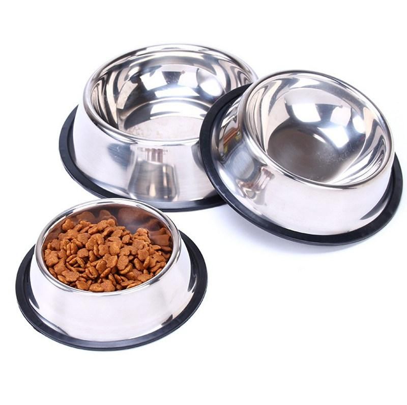 Pet Dry Food Bowls Drinking Water Dog Dish Feeder Food Bowl