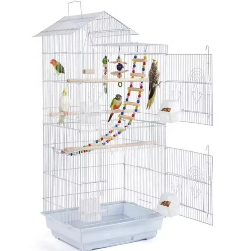 in Stock Factory Directly Sale Stand Perched Bird Breeding Cages
