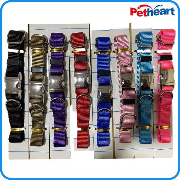 Factory Wholesale Cheap Nylon Pet Dog Collar Pet Accessories