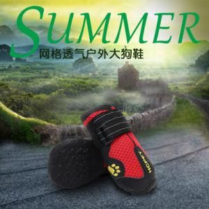 Pet Product Red Non-Slip Outdoor Hot Sale Antiskid Pet Waterproof Pet Dog Shoes.