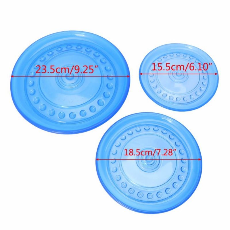 2022 A Grade Silicone Soft Frisbeed Pet Bite Resistant Dog Frisbeed Water Chew Toy Strong Rubber Interactive Custom Frisbeed