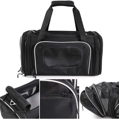 Expandable Airline Approved Pet Carrier Tote Bag Collapsible Portable Durable Dog Bag