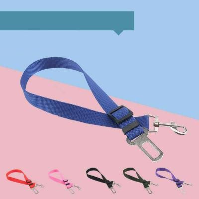 Adjustable Pet Dog Leash Car Seat Belt Harness Clip in Lead