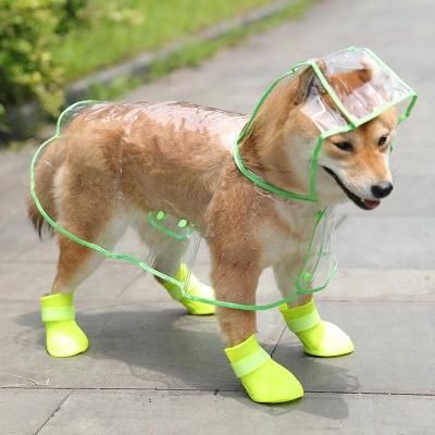 Pet Supplies Dog Transparent Waterproof Outdoor Raincoat