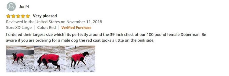 Reversible Stormguard Winter Dog Vest for Small Medium Large Dogs