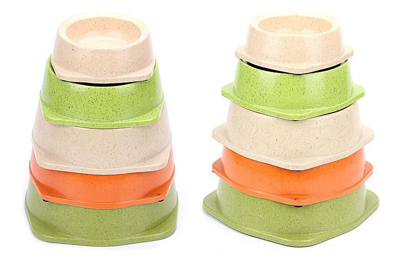 Eco-Friendly Bamboo Pet Bowl for Dog and Cat Feed