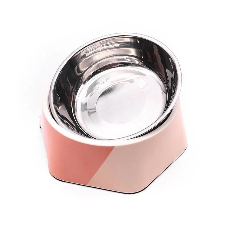 High Quality Melamine Dog Bowls Stainless Steel Pet Feeder Dog