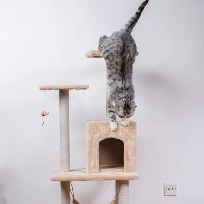 High Quality Wholesale Durable Tall Cat Tower Tree Cat Sleeping House
