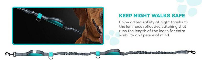 Retractable Hands-Free Dog Leash with Adjustable Waist Belt