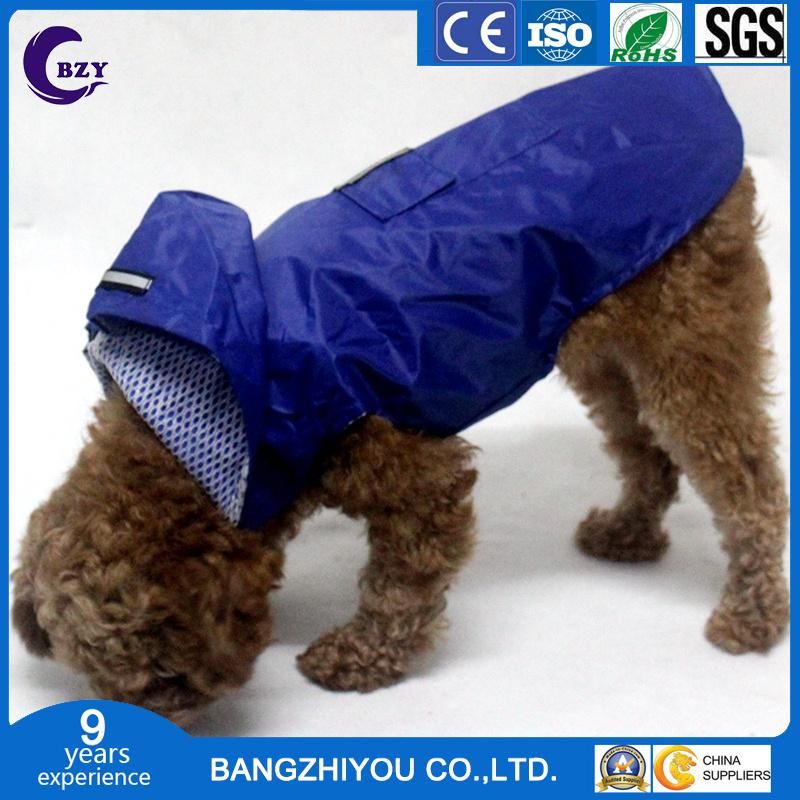 Pet Reflective Big Dog Raincoat Puppy Poncho Super Waterproof Hooded Pass Code Dog Clothes
