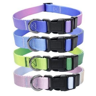 Gradient Dog Collar Durable and Fashionable Style