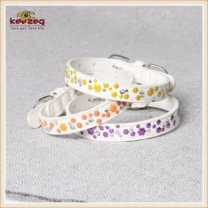 Keezeg Pet Dog Collar Leashes/Dog Cat Leather Collars (KC0041)