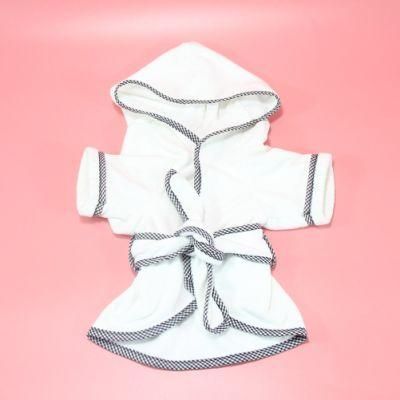 Super Absorbent Soft Towel Robe Dog Cat Pet Bathrobe Products