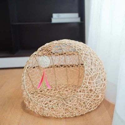 Wholesale Rattan Round Cat Nest Pet Products