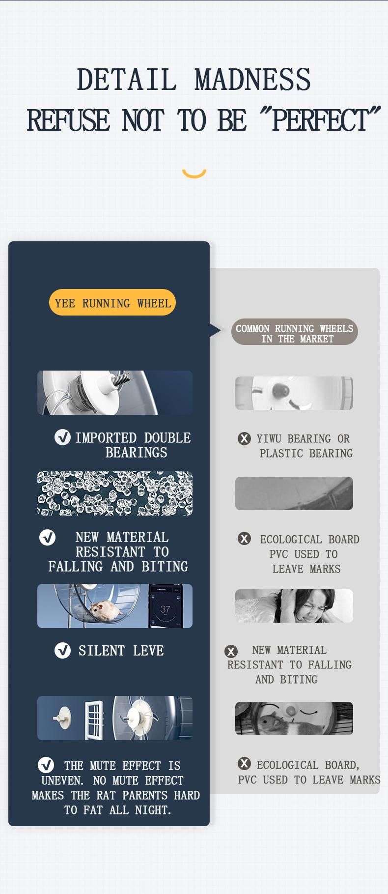 Yee Environmental Protection New Materials for Hamster Running Wheel