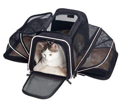 Dog Products, Cat Carrier Expandable Dog Carriers, Soft-Sided Portable Pet Travel Washable Carrier for Small Animals