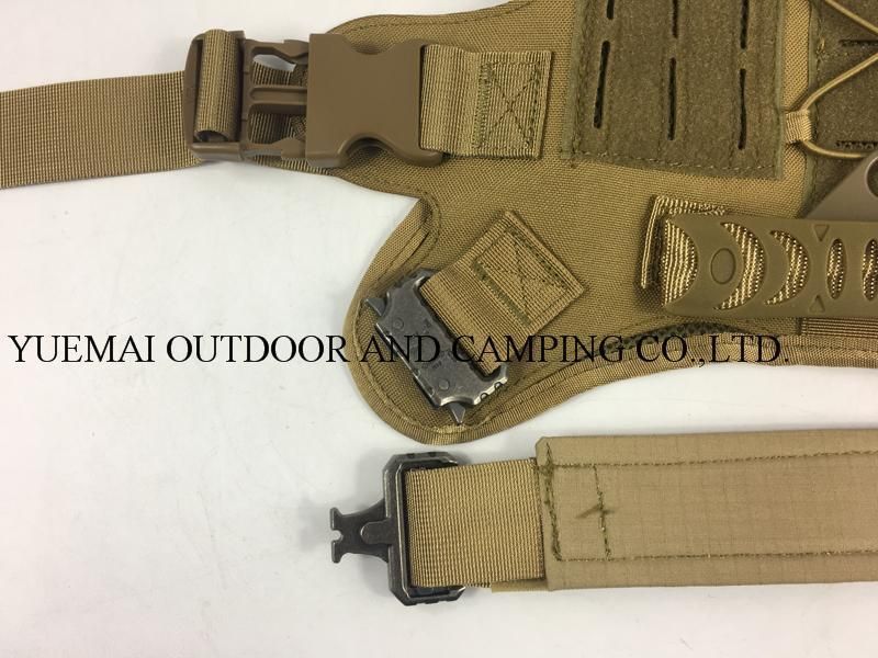 Training Military Adjustable Tactical Dog Harness Vest Large with Handle