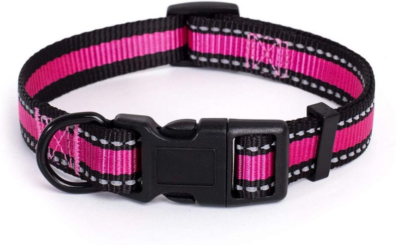 Reflective 3m Stripe Dog Collar with Nylon Band Dog Collar