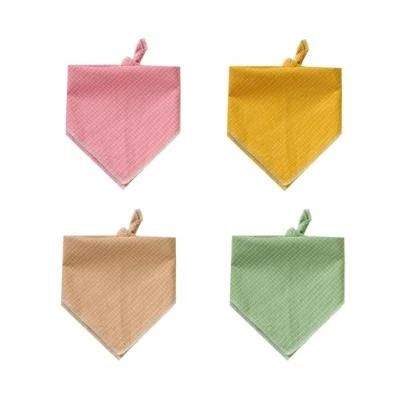 Candy Color Plaid Soft Dog Bandana