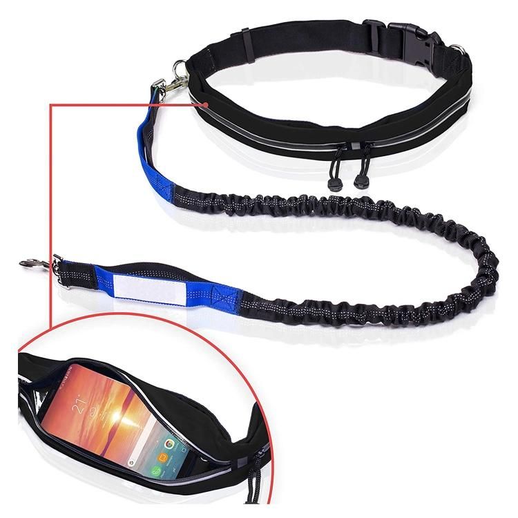 Retractable Hands Free Nylon Reflective Dog Leash