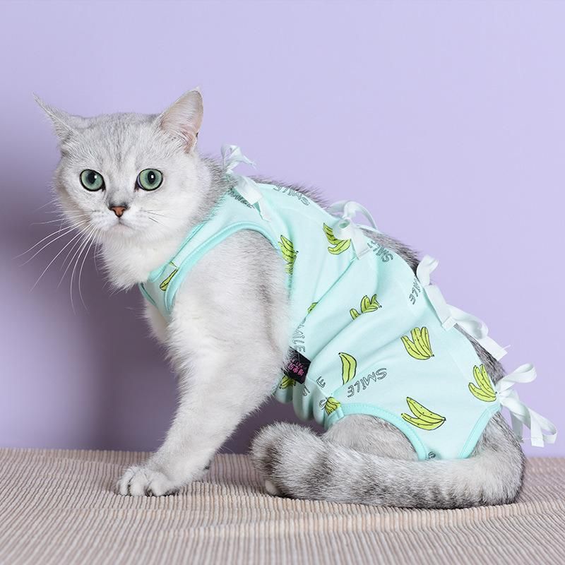 Prevent Lick After Surgery Professional Pet Recovery Suit Cat Clothing Clothes