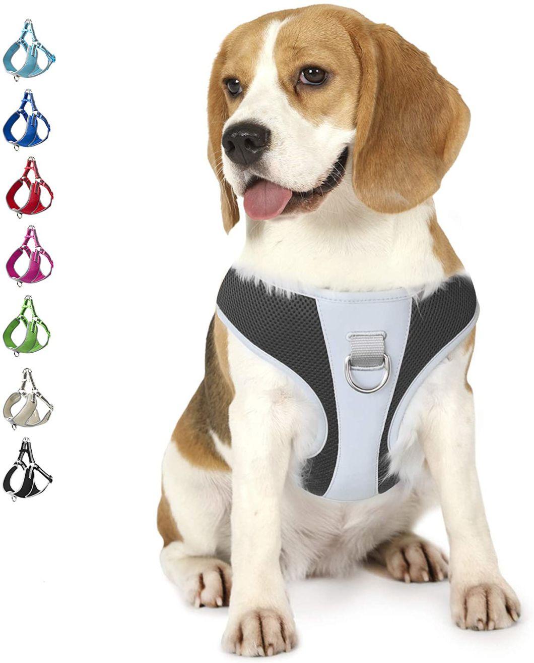 Strong Reflective Design Soft Comfortable Mesh Pet Harness