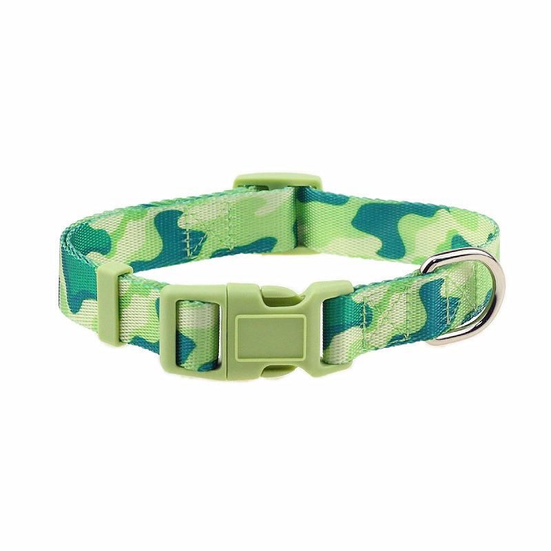 Latest Design Wholesale Pet Suppliers Printed Durable Buckle Dog Collar Designer