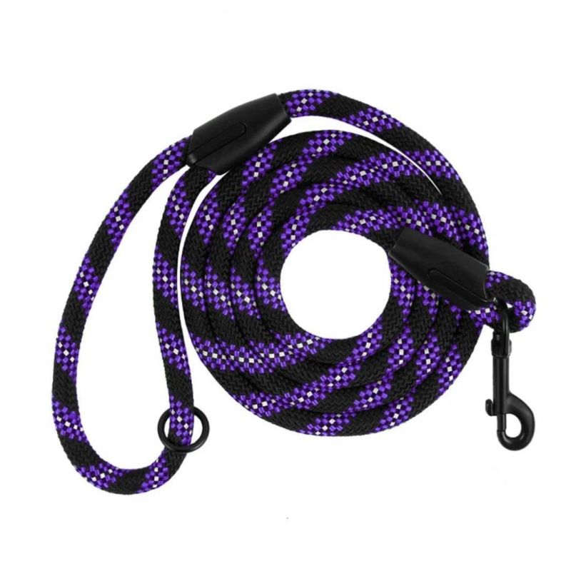 Wholesale Nylon Rope Dog Slip Leash with Reflective Thread for Dogs