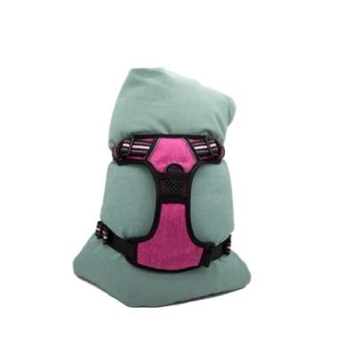 Large Dog Harness Adjustable and Breathable Pet Harness Dog Clothes with Reflective Strip