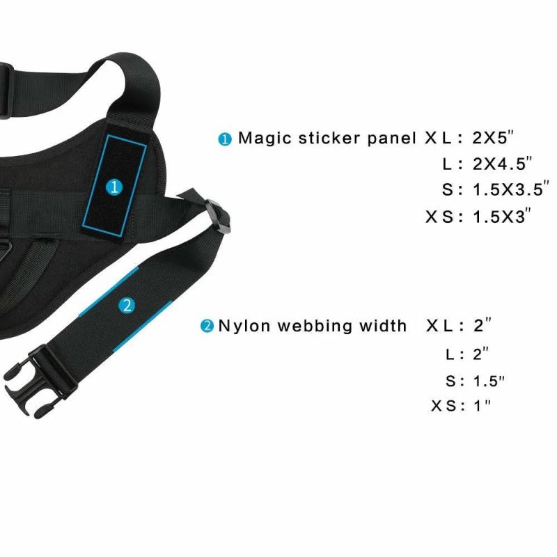 Training Military Patrol K9 Dog Vest Durable Nylon Tactical Dog Harness with Grab Handle