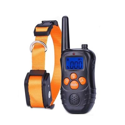 High Effect Electric Rechargeable Remote Controlled Dog Training Collar with LCD Display