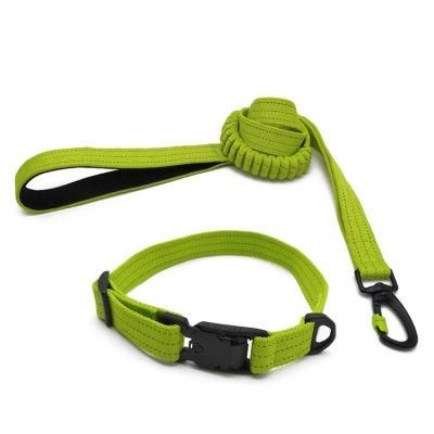 Pet Collar with a New Magnetic Buckle Design, Reflective and Adjustable Dog Collar and Leash