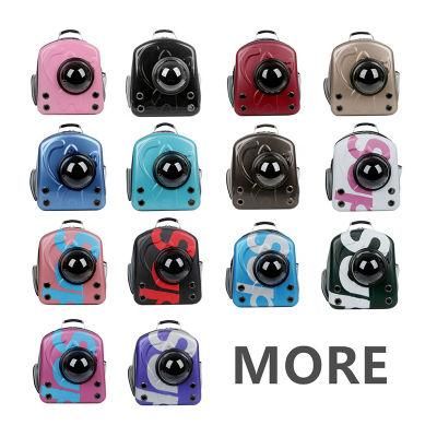 Breathable Plastic Space Backpack with Window Capsule Pet Carrier Bag