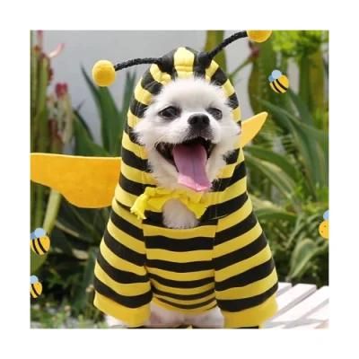 Wholesale Funny Bee-Animal Design Polyester Pet Dog Sweater Clothes