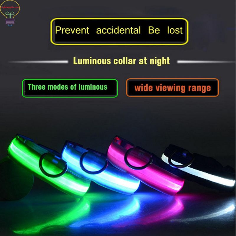 LED Dog Collar, Light up Collars to Keep Your Dogs Visible & Safe