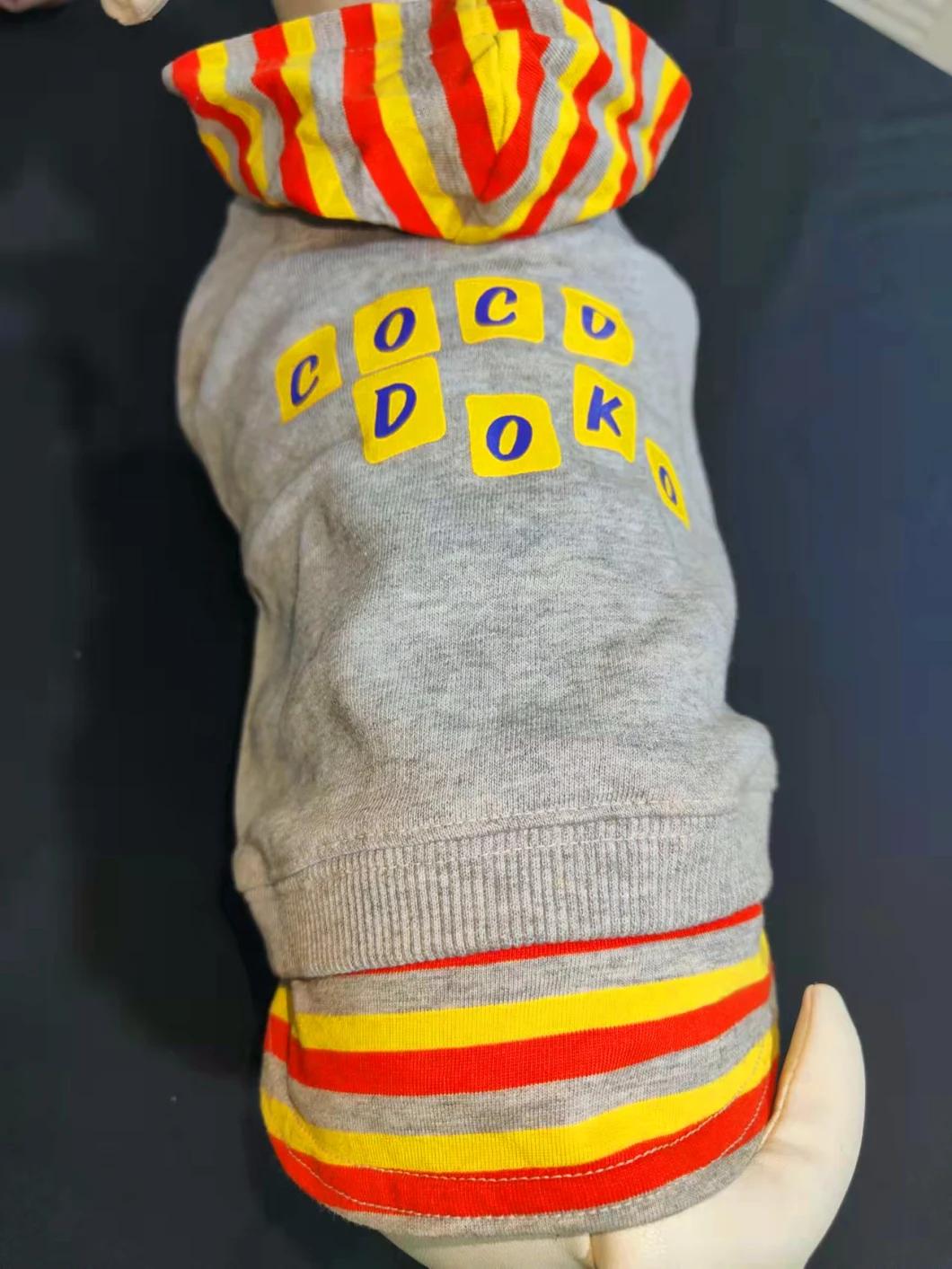 "Coco Doko" Fashion Designer Dog Hoodie Pet Hoodie Dog Clothes Pet Clothes