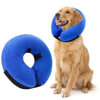 Protective Self Inflatable Collar Soft Cone After Surgery Recovery for Pets