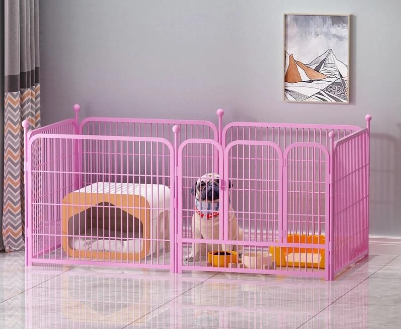 Foldable Wire Fencing Pet Fence for Baby and Pet Playpen