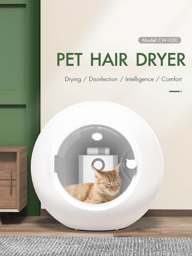Safe and Healthy UV Disinfection Drying Cat Hair Products