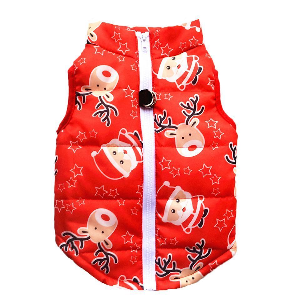 Fashion Holiday Pet Down Jacket Design Winter Clothes Dog Coat