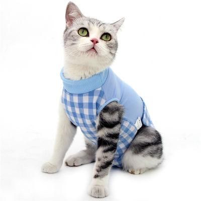 Factory Wholesale Soft Adjustable Pet Recovery Clothes Dog Bite Wound Care Cat Suit After Surgery