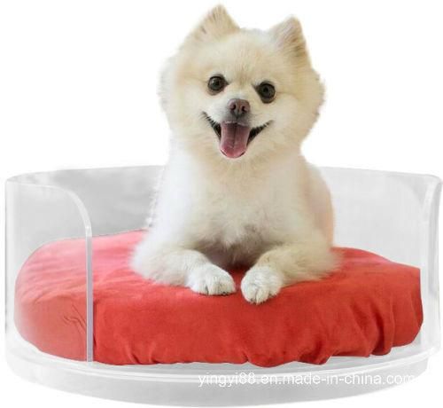 Square Dog Sofa Bed Acrylic Pet Bed Yyb-0313