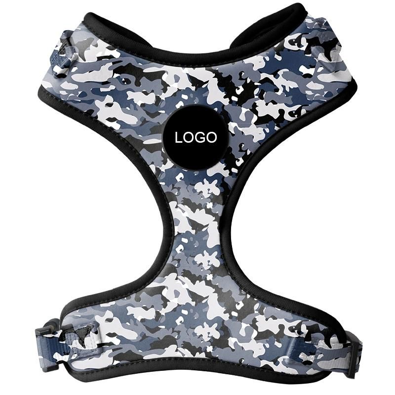 Camouflage Rose Red Pet Harness, Camouflage Series Dog Harness