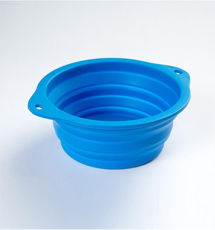 Extra Large Size Collapsible Dog Bowl Food Grade Silicone Foldable Expandable Portable Bowl