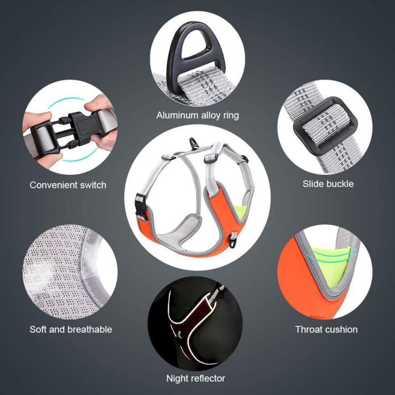 Reflective Pet Harness with Fast Delivery
